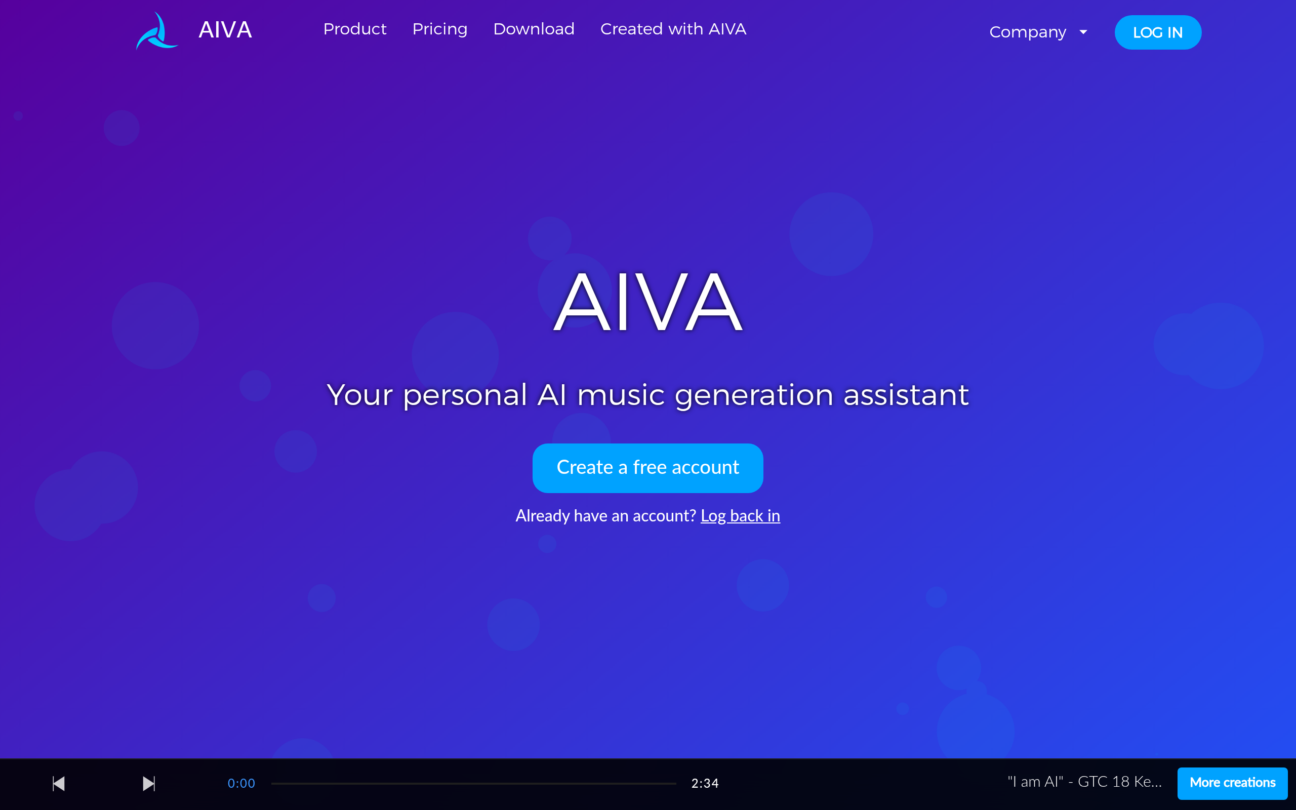 AIVA screenshot 1