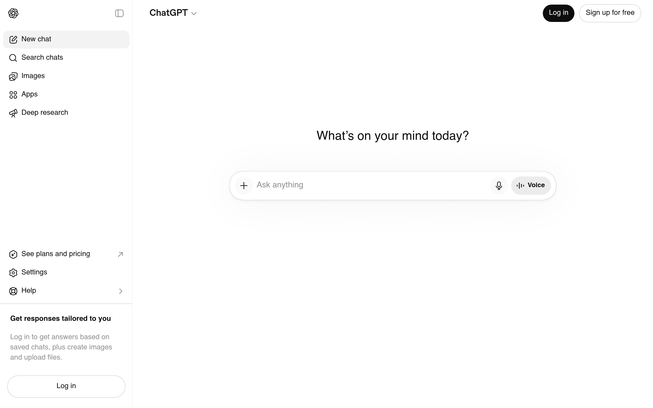 ChatGPT screenshot 1