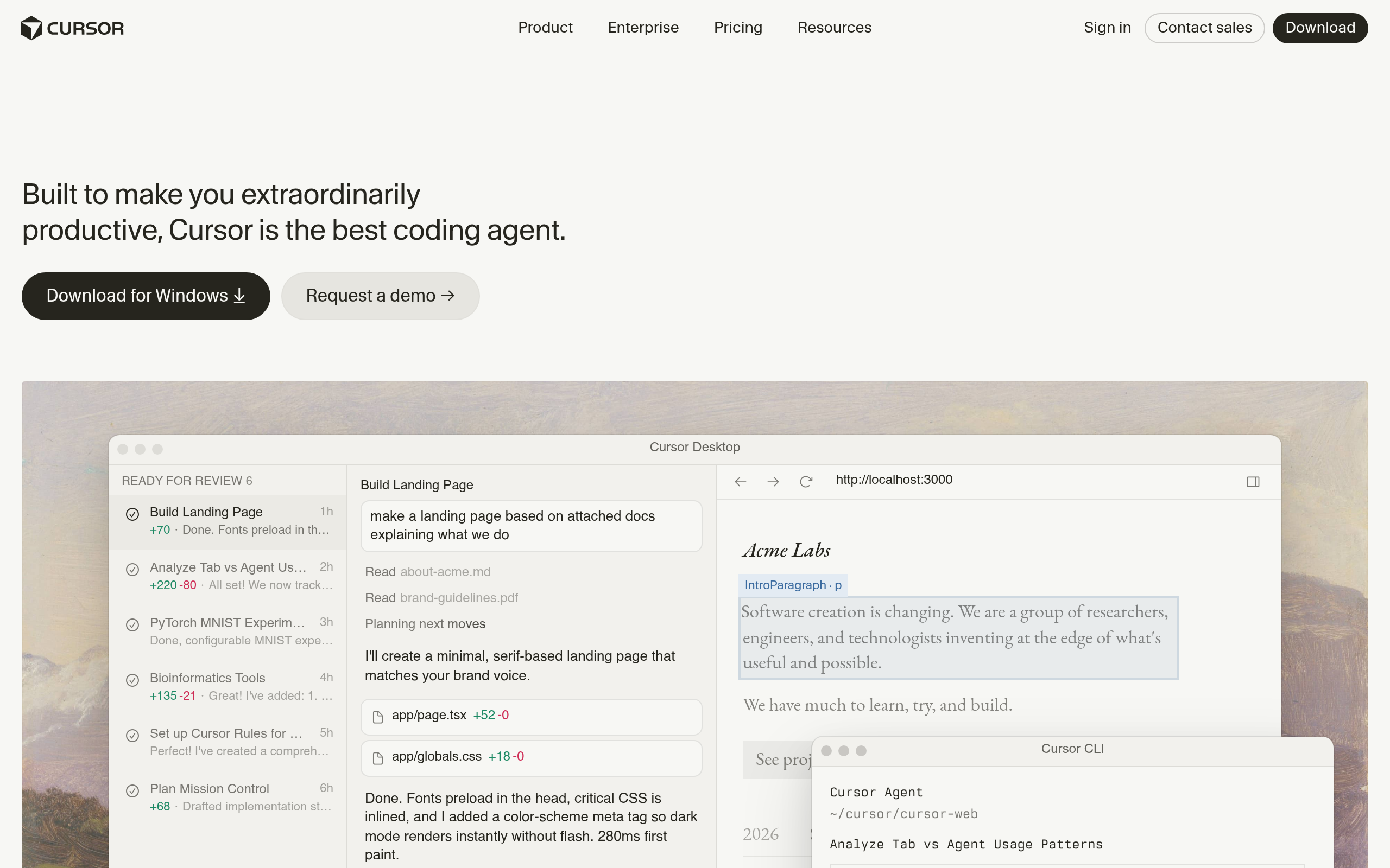 Cursor screenshot 2