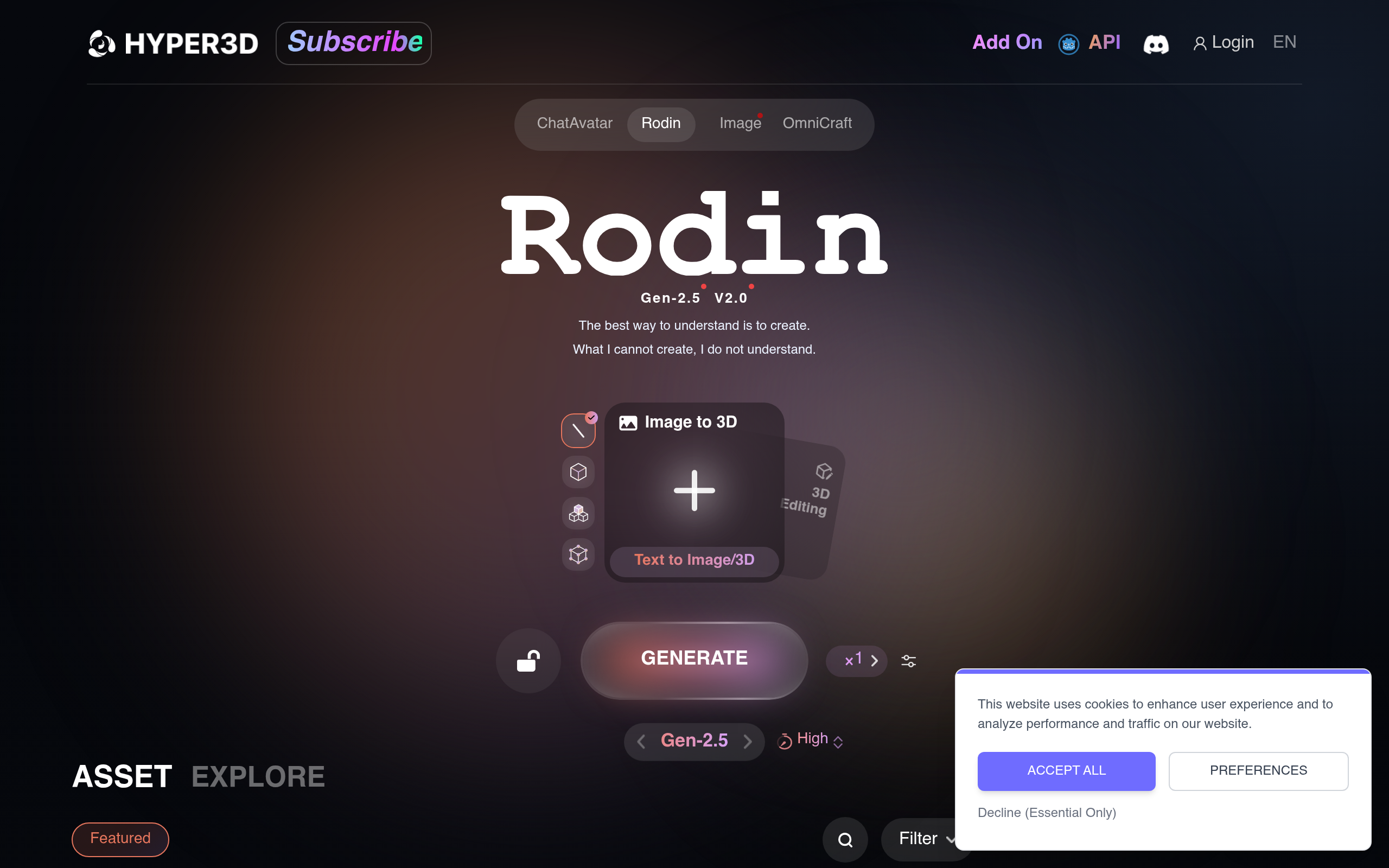 Rodin screenshot 2