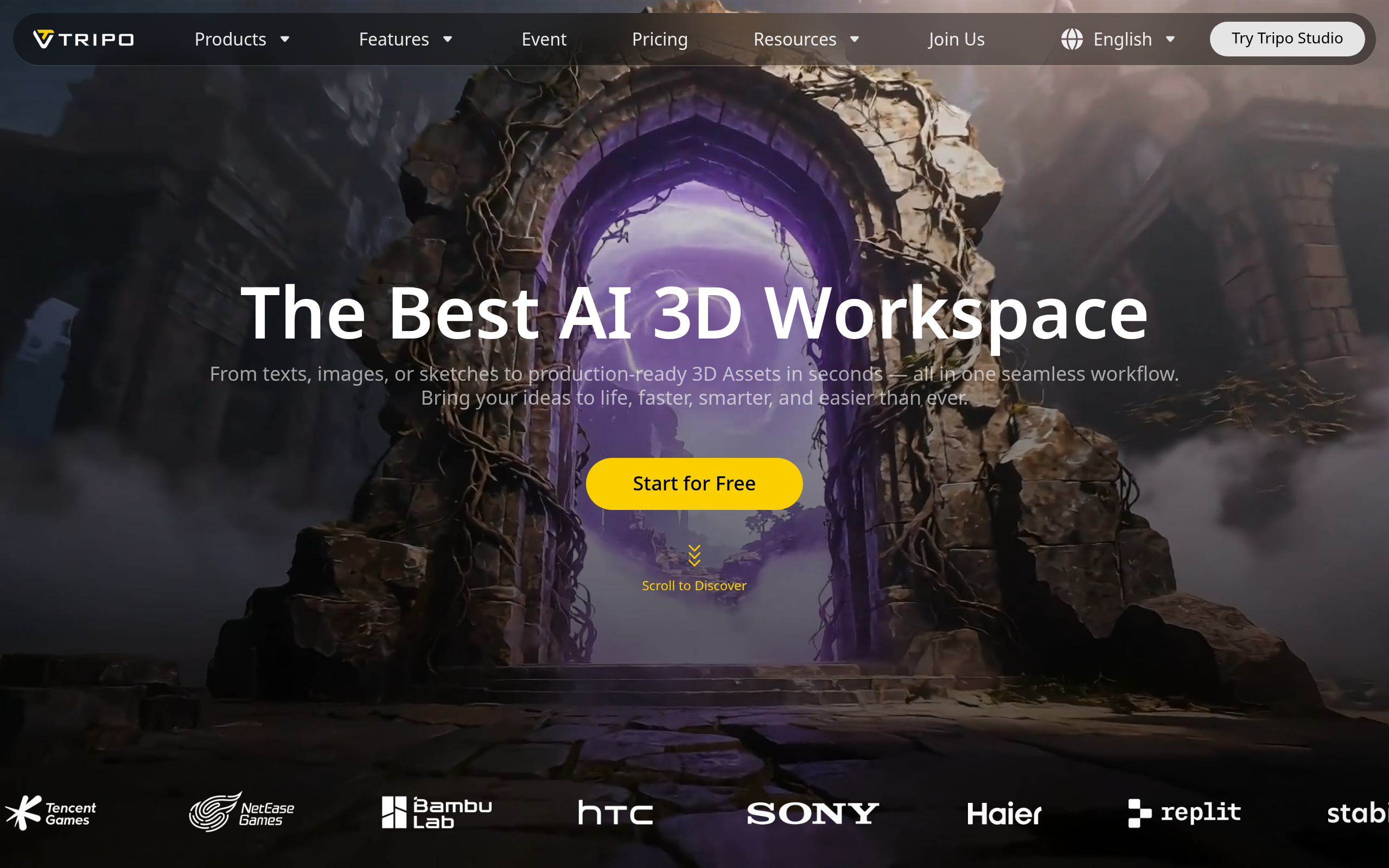 Tripo AI screenshot 1