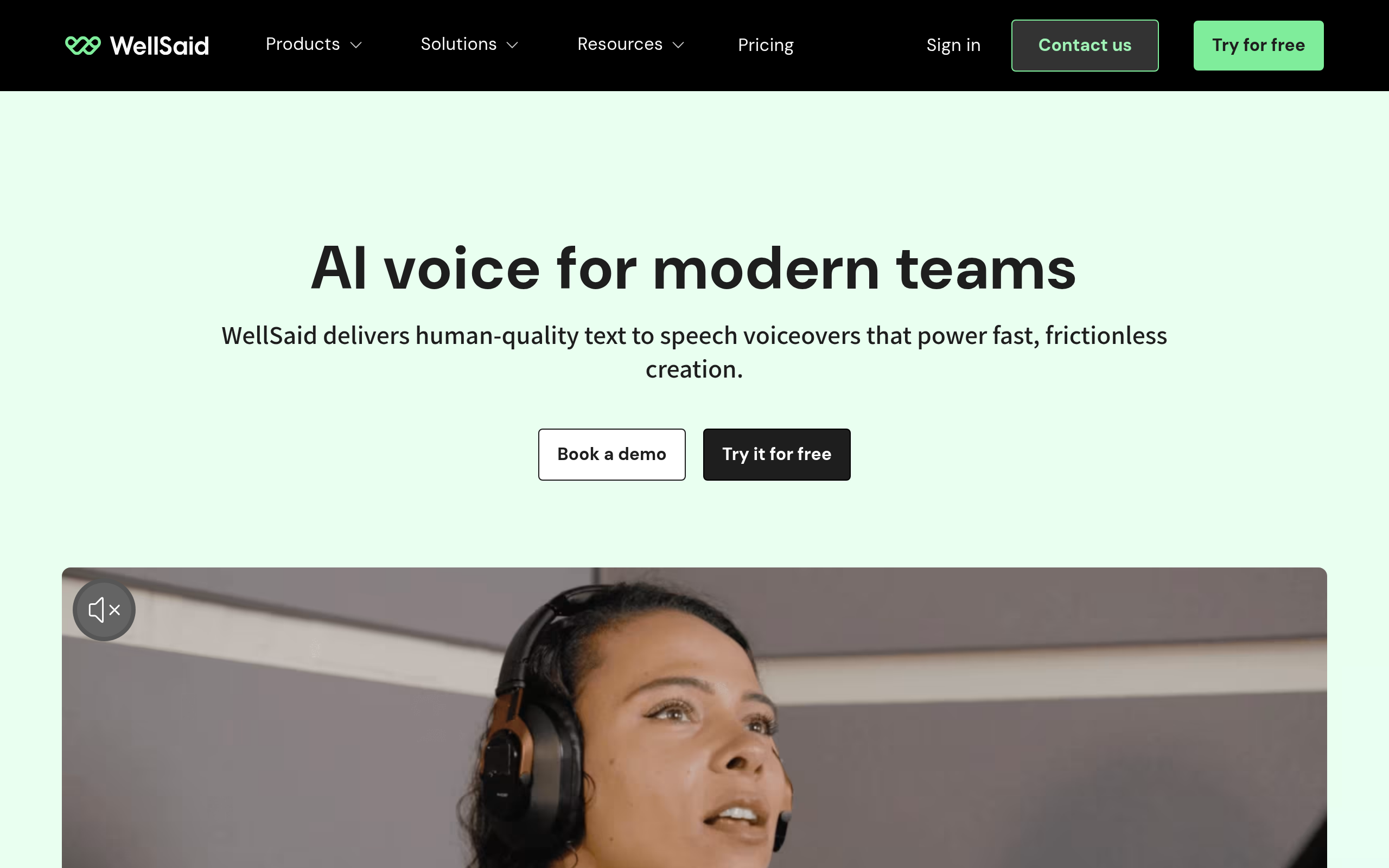 WellSaid Labs screenshot 1